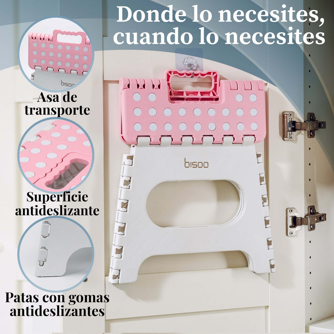 Foldable Step Stool for Kids. Compact, Safe & Ready for Any Adventure.