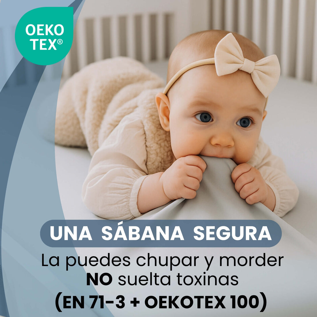 "The Magic Sheet by Bisoo" 2-in-1 Top Waterproof Fitted Sheet for Babies & Toddlers