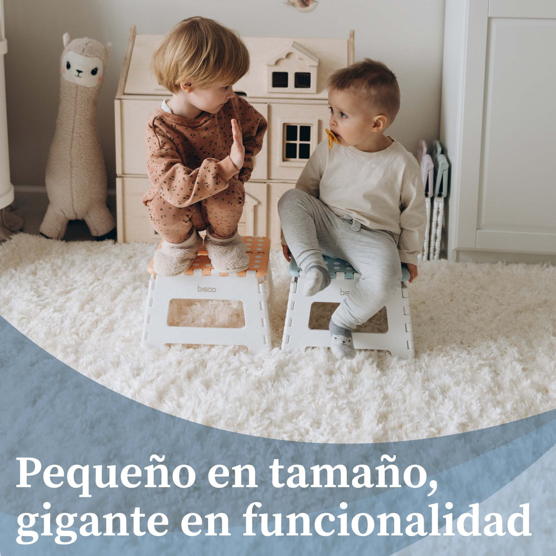 Foldable Step Stool for Kids. Compact, Safe & Ready for Any Adventure.