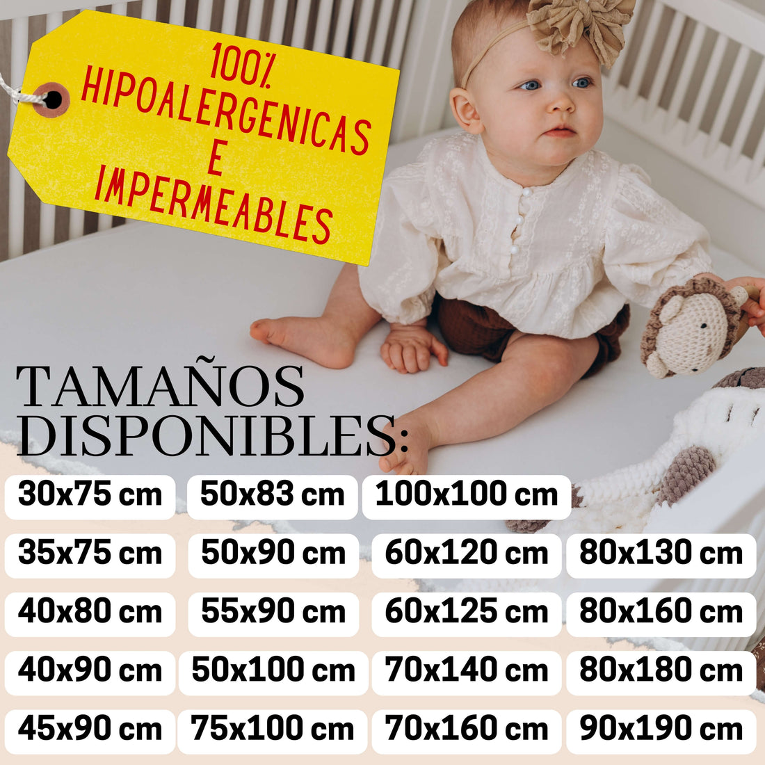 "The Magic Sheet by Bisoo" 2-in-1 Top Waterproof Fitted Sheet for Babies & Toddlers