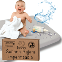 "The Magic Sheet by Bisoo" 2-in-1 Top Waterproof Fitted Sheet for Babies & Toddlers