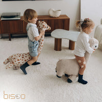 Bisoo Non-Slip Socks | Set of 5 Pairs | Oeko-Tex Cotton | Unicorns or Dinosaurs