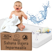 "The Magic Sheet by Bisoo" 2-in-1 Top Waterproof Fitted Sheet for Babies & Toddlers