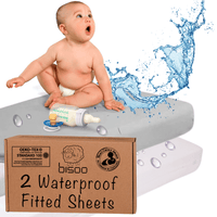 "The Magic Sheet by Bisoo" 2-in-1 Top Waterproof Fitted Sheet for Babies & Toddlers