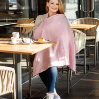 Nursing Cover by Bisoo - 100% Cotton Muslin | Lightweight, Adjustable & Breathable