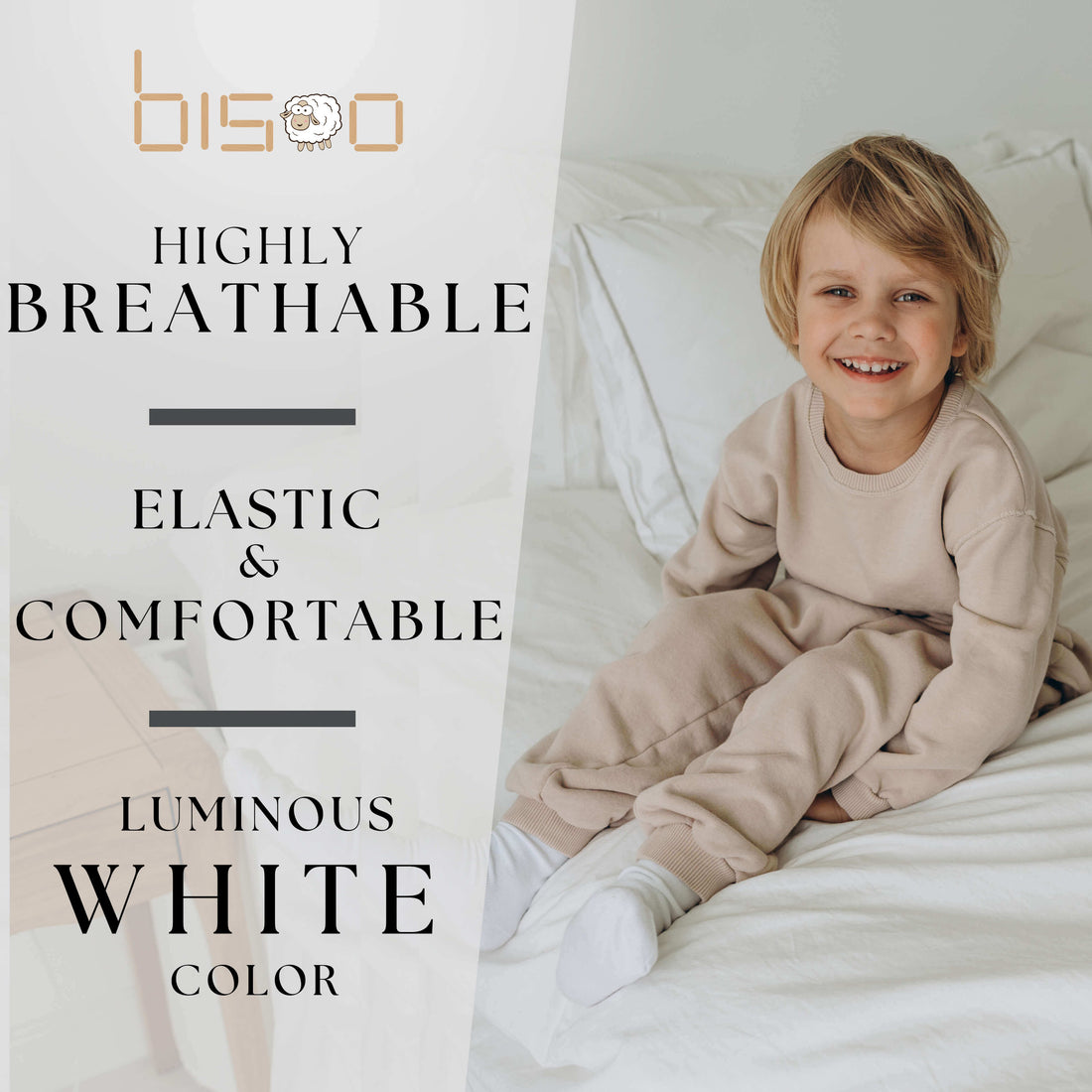 School Socks by Bisoo - 5 Pairs | Cotton | Uniform Fit | Breathable & Durable