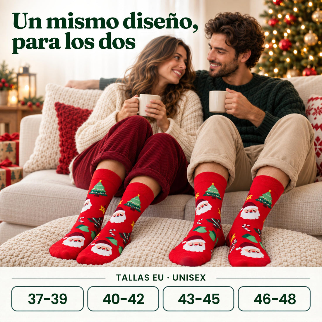 Calcetines de Navidad Belmore, Papá Noel
