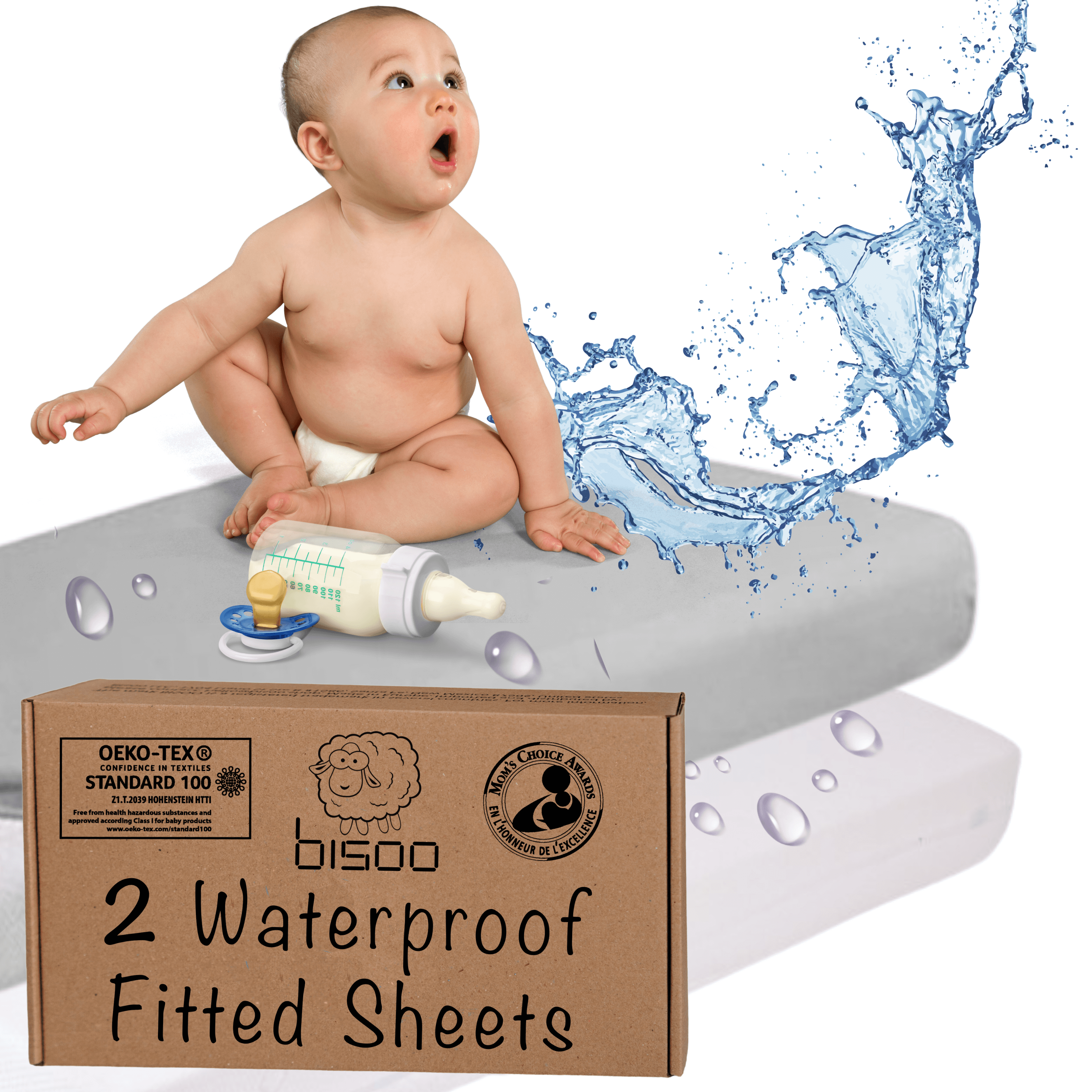 The Magic Sheet by Bisoo. A sheet that feels like a cloud, protects the mattress like a shield and saves parents’ nights. From newborn to outgrown.