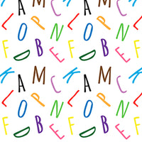 Sábana bajera totalmente impermeable Bisoo diseño letras